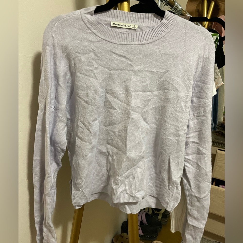 Abercrombie & Fitch Light Purple Sweater